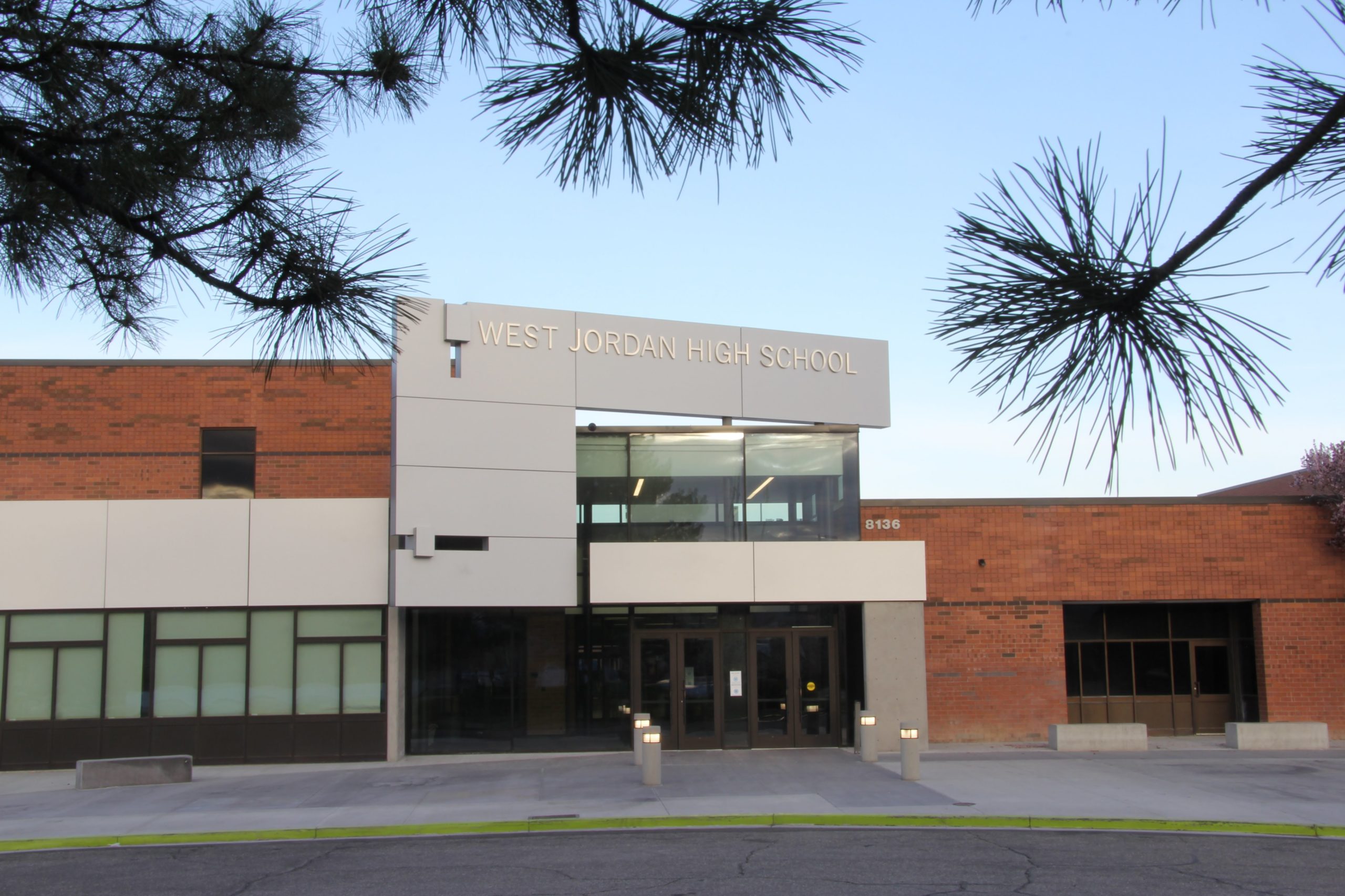 West Jordan High Main Entrance