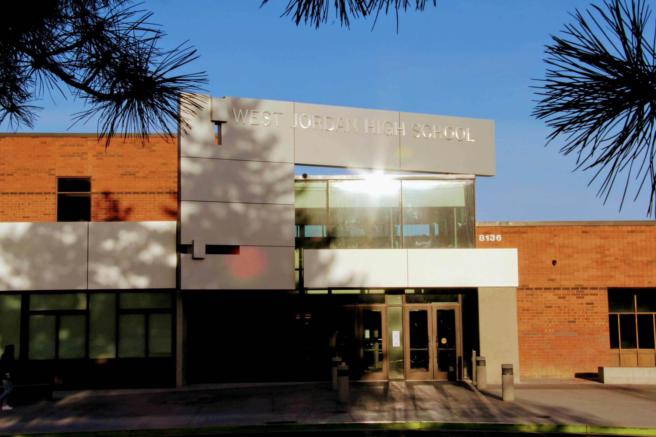 West Jordan High Main Entrance