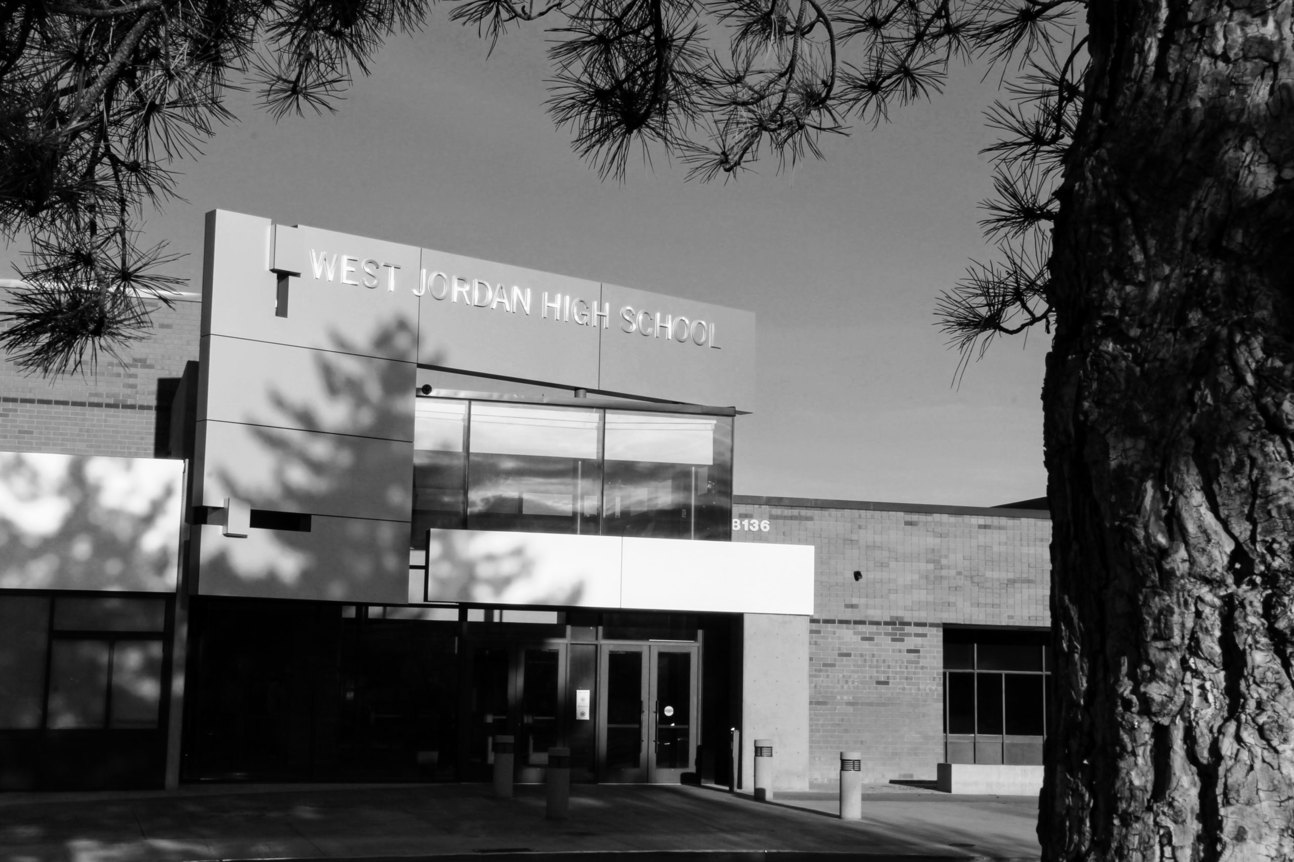 West Jordan High Main Entrance